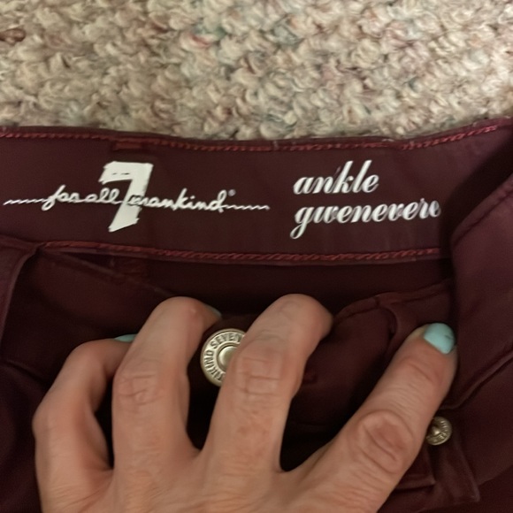 7 for all mankind gwenivere ankle cut pants - Picture 3 of 9